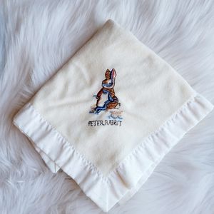 Vintage Quiltex Beatrix Potter Receiving Blanket